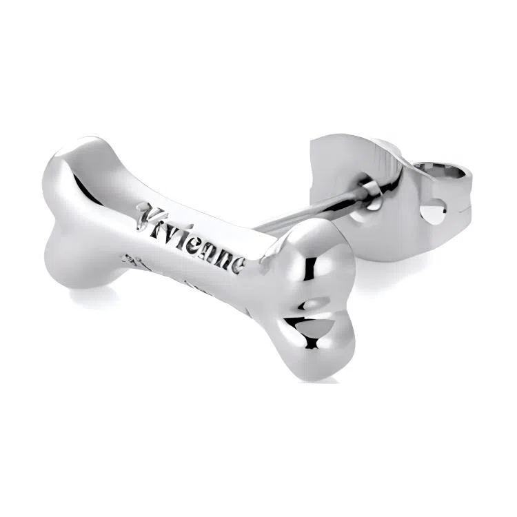 Vivienne Westwood OTHO Bone Stud Silver