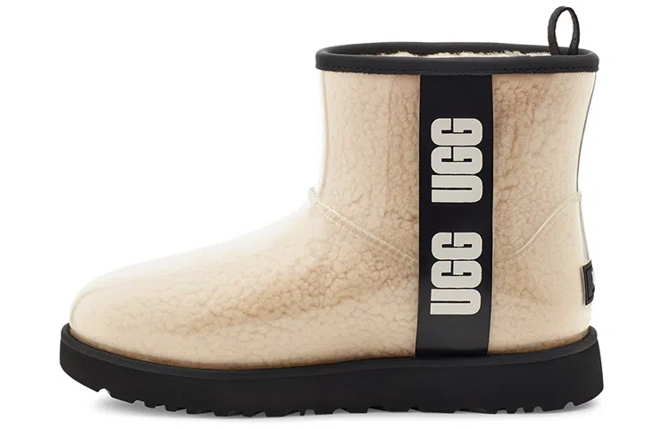 UGG Classic Clear Mini Black White
