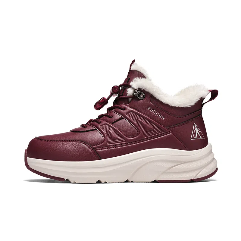 足力健 大棉鞋 爸爸鞋 妈妈鞋 保暖耐磨减震防滑 软底舒适 加绒加厚 户外御寒 抗寒锁温 日常百搭 及踝 雪地靴 男女同款