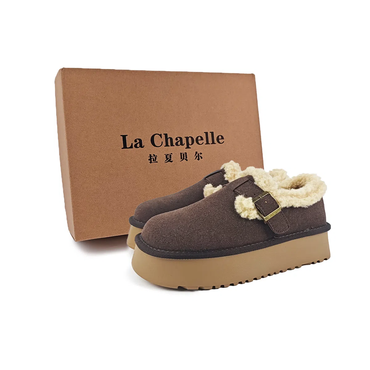 La Chapelle Snow Boots Brown