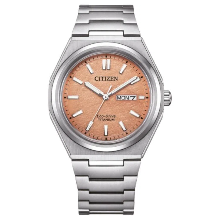 CITIZEN Super Titanium Orange Dial
