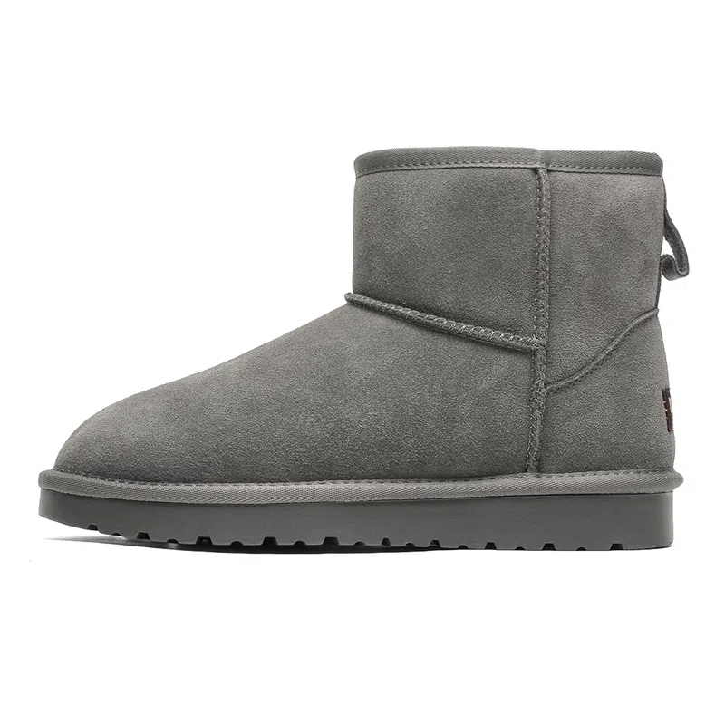 牛反绒 保暖耐磨防滑 时尚舒适百搭气质通勤 短筒 雪地靴 男女同款