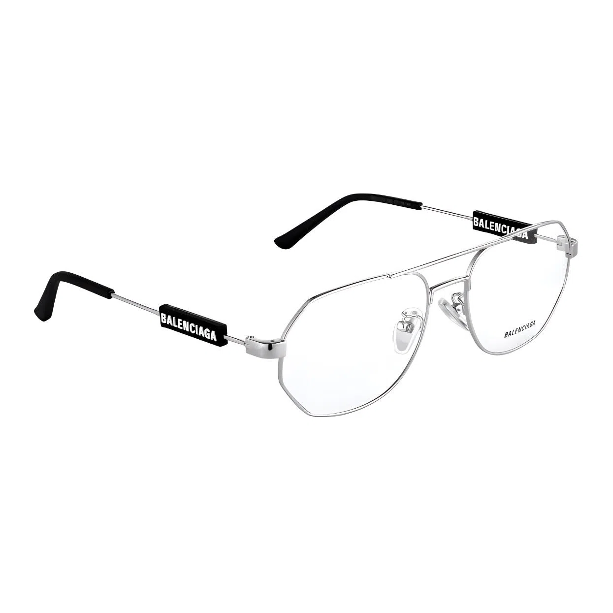 Balenciaga Optical Aviator Silver