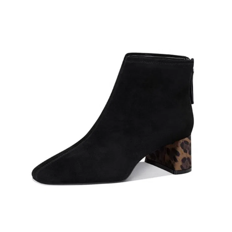 Jessica Sophia Leopard Ankle Boots