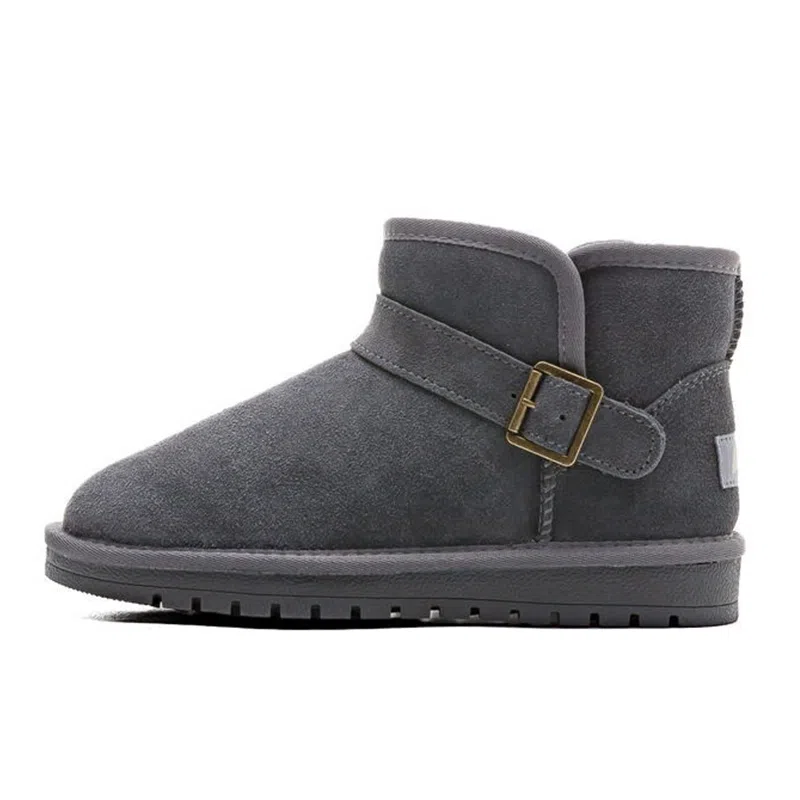 Warrior Suede Snow Boots Brown