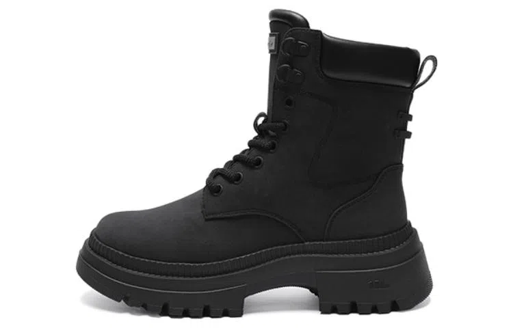 蕉下 轻软厚底 登山英伦风增高工装 短筒 马丁靴 女款