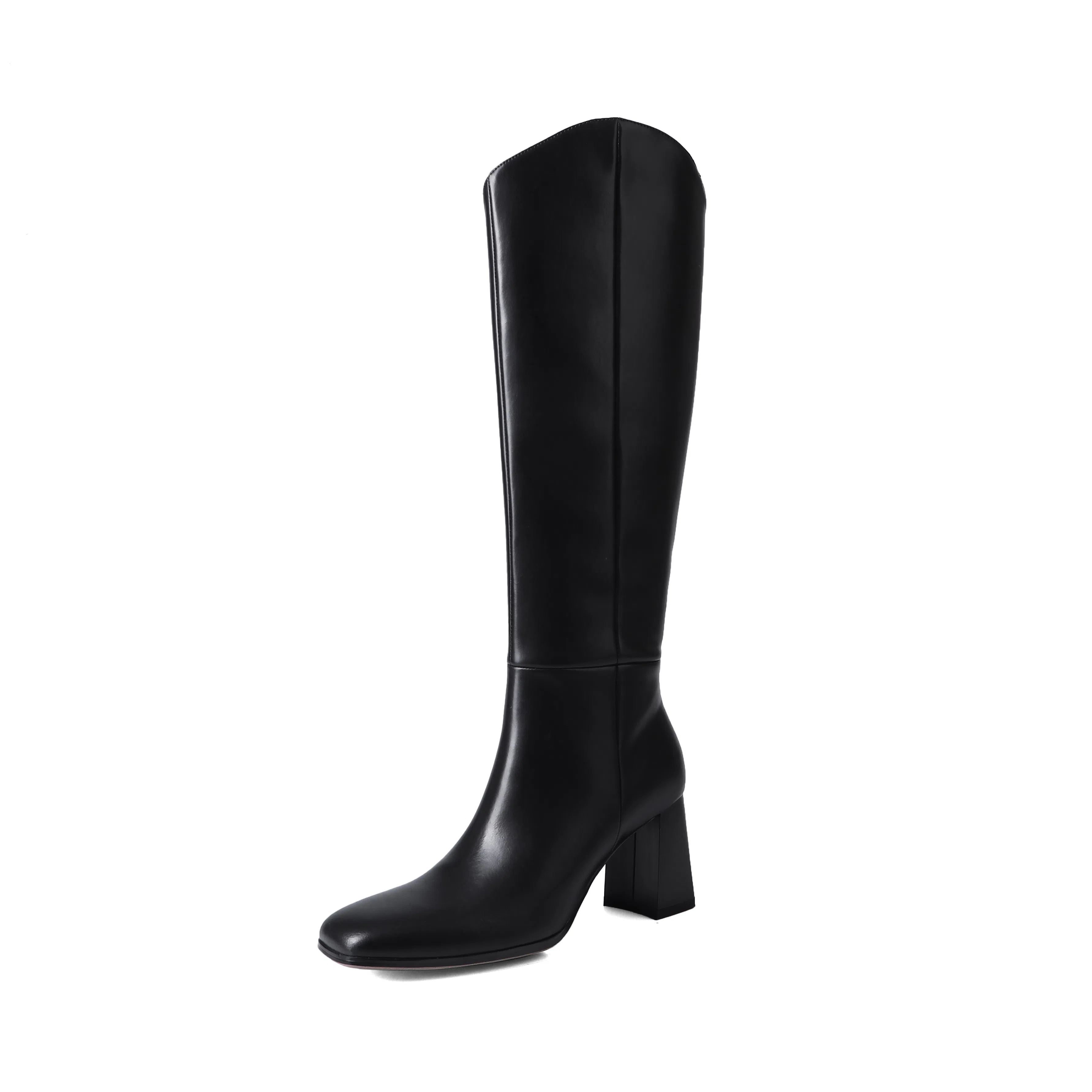 子骁 牛皮革 舒适显瘦百搭 气质时尚柔软 高筒靴 女款