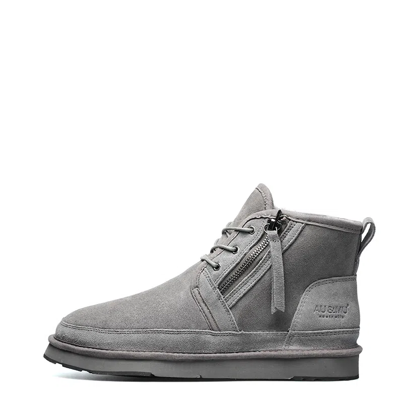 AU&MU Short Snow Boots Chestnut