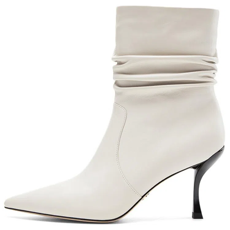 Nine West Stacked Heel Ankle Boots