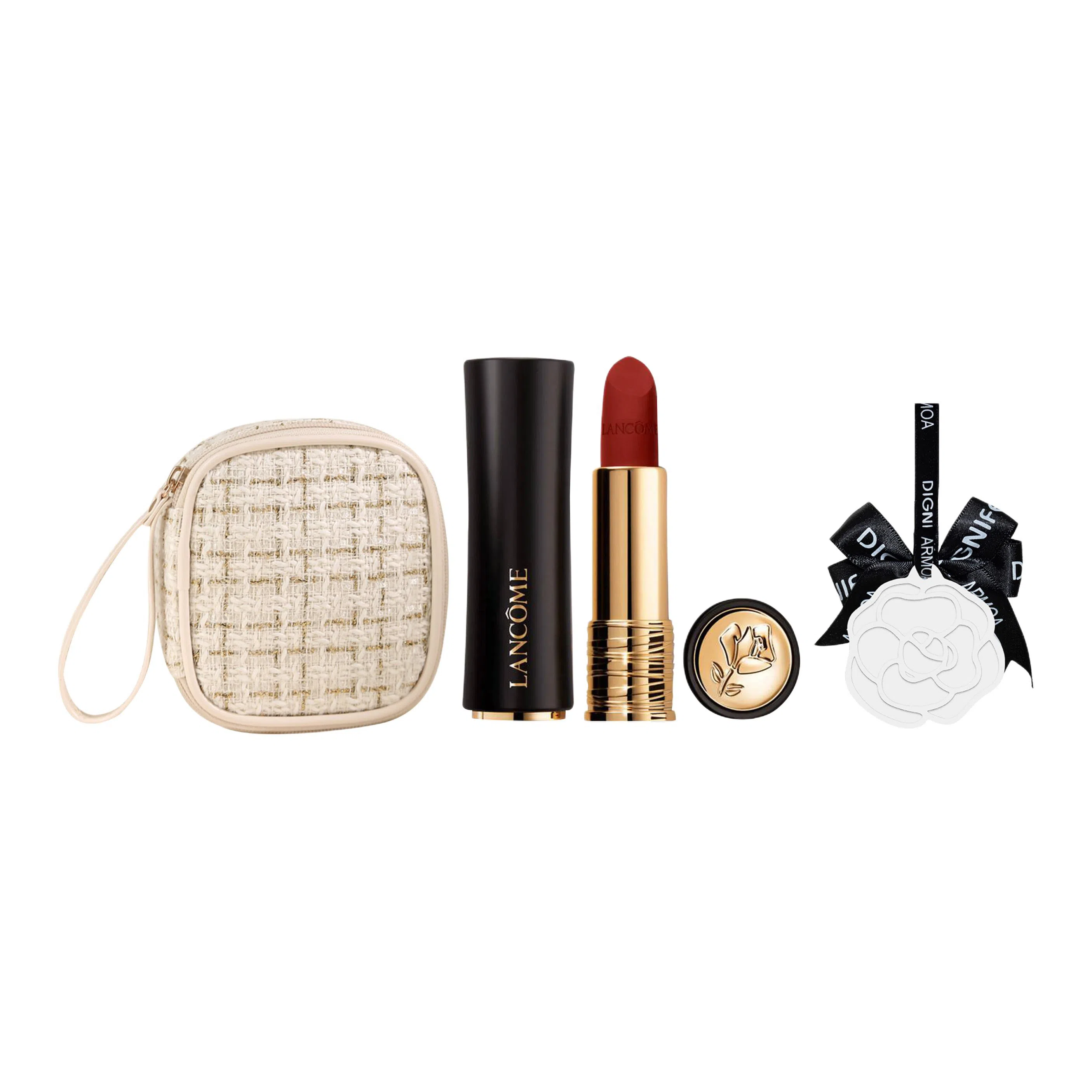 兰蔻 白金小香风口红包正装彩妆套装 易上色自然不脱妆