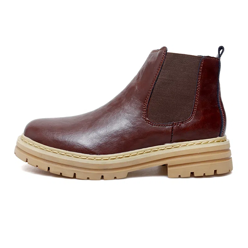 公牛魅力 厚底显高软底舒适 切尔西靴 男款