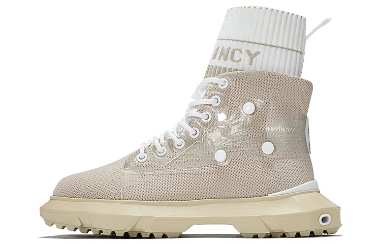 NORVINCY Thick Sole Martin Boots Khaki