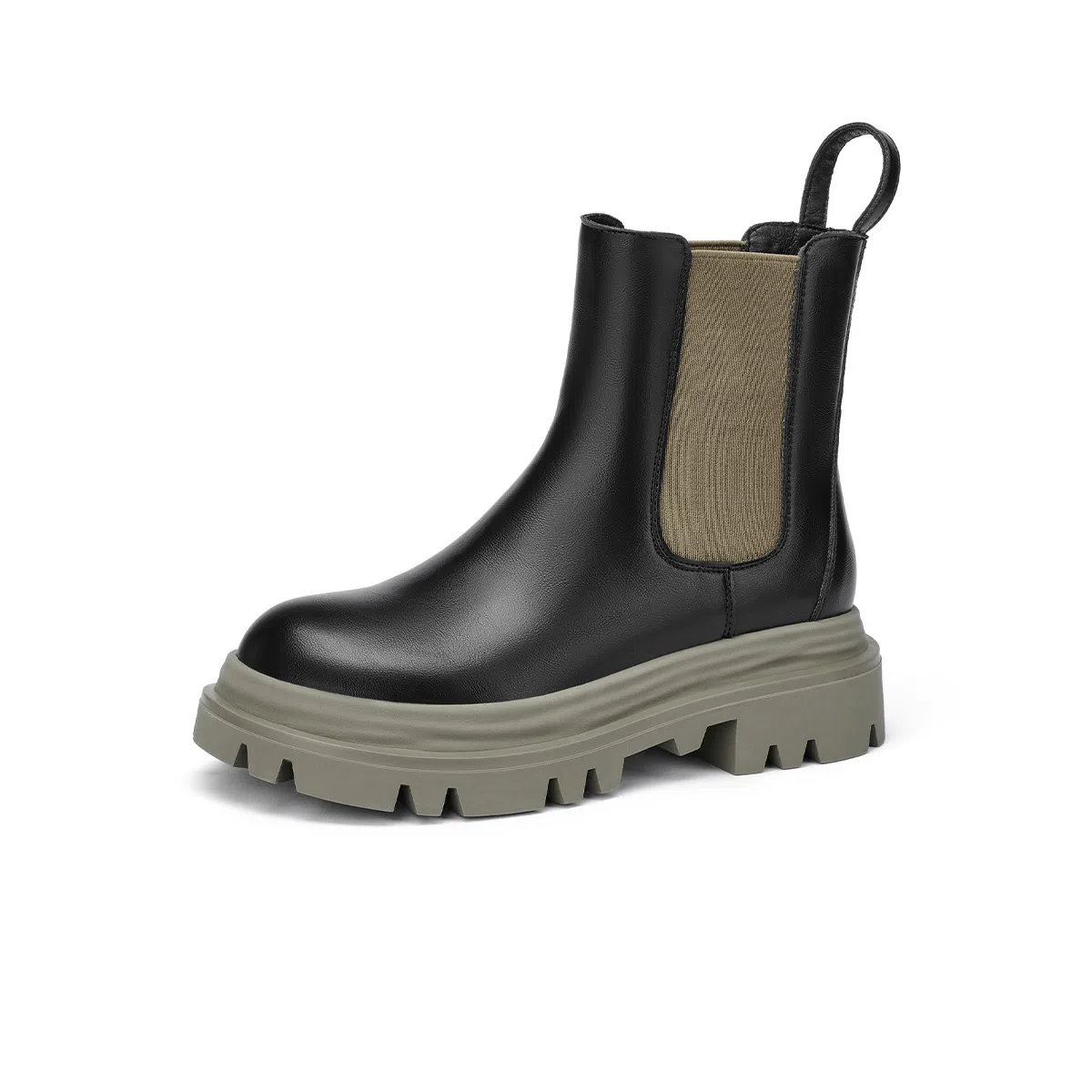 GEMEIQ PU Chelsea Boots 5cm