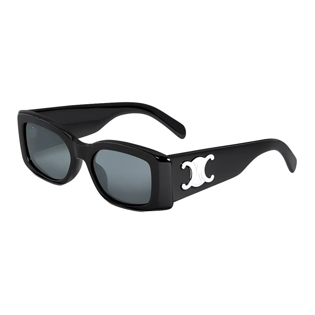 Celine Rectangular Sunglasses Black