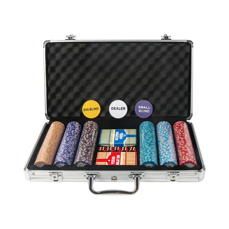 妙记 德州扑克筹码套装 桌游