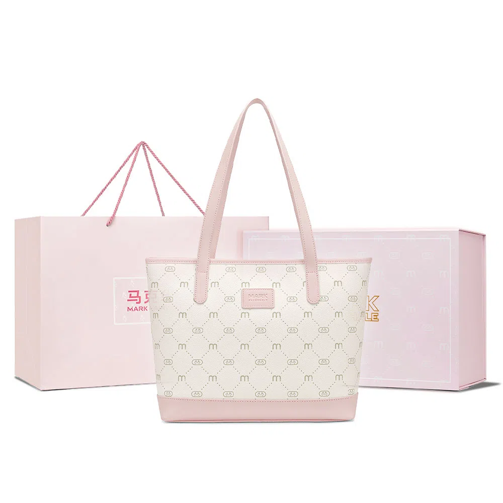 Fairwhale Classic Tote Bag Pink
