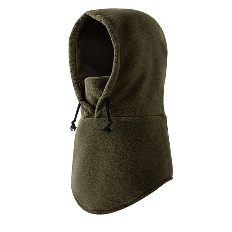 浪莎 加绒 秋冬护脸面罩防风围脖套骑行滑雪帽 涤纶 帽子 女款