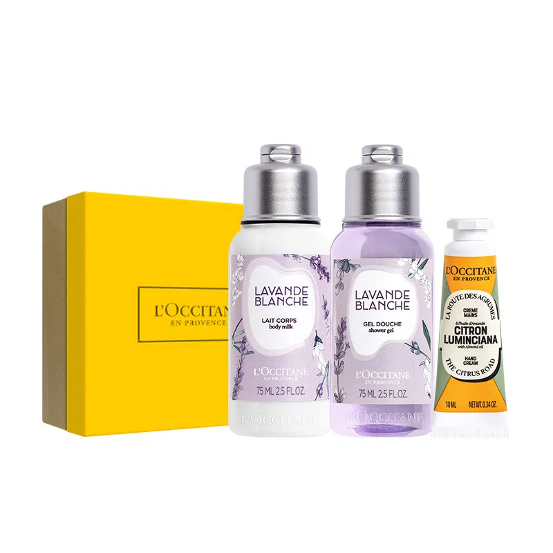 欧舒丹 樱花沐浴+润肤身体乳 旅行装 保湿补水 清洁