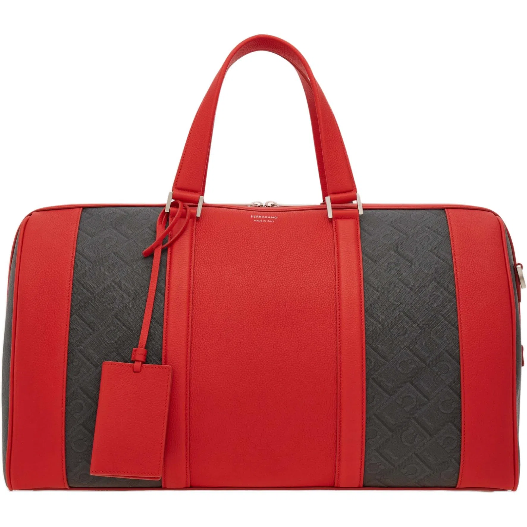 Ferragamo Travel Bag Red Grey
