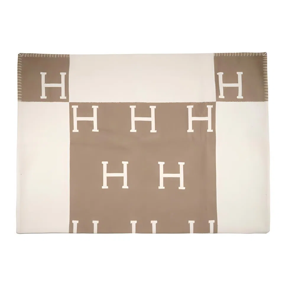 HERMES Avalon baby blanket