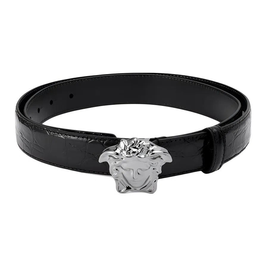 Versace Medusa Leather Belt