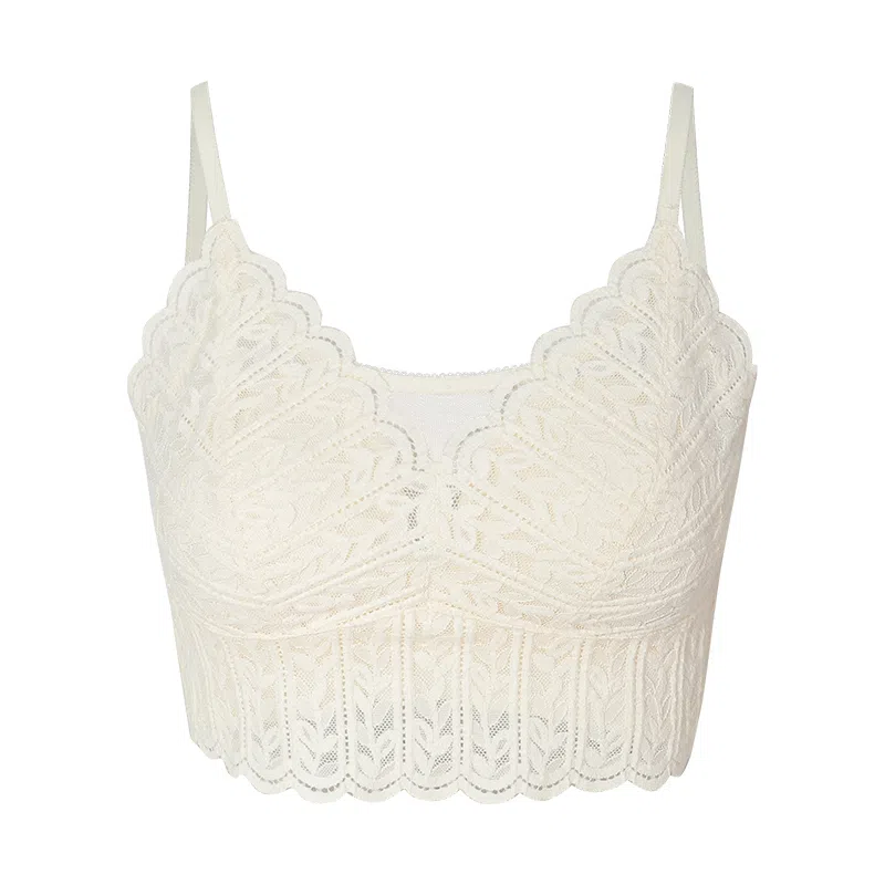 内在密码 法式蕾丝红色小胸聚拢本命年无钢圈防下垂性感内衣 女款