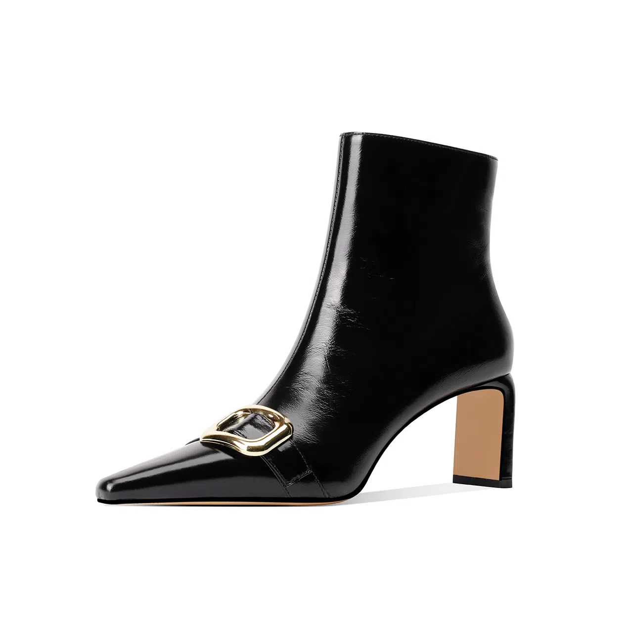 Sasnoman Black Ankle Boots