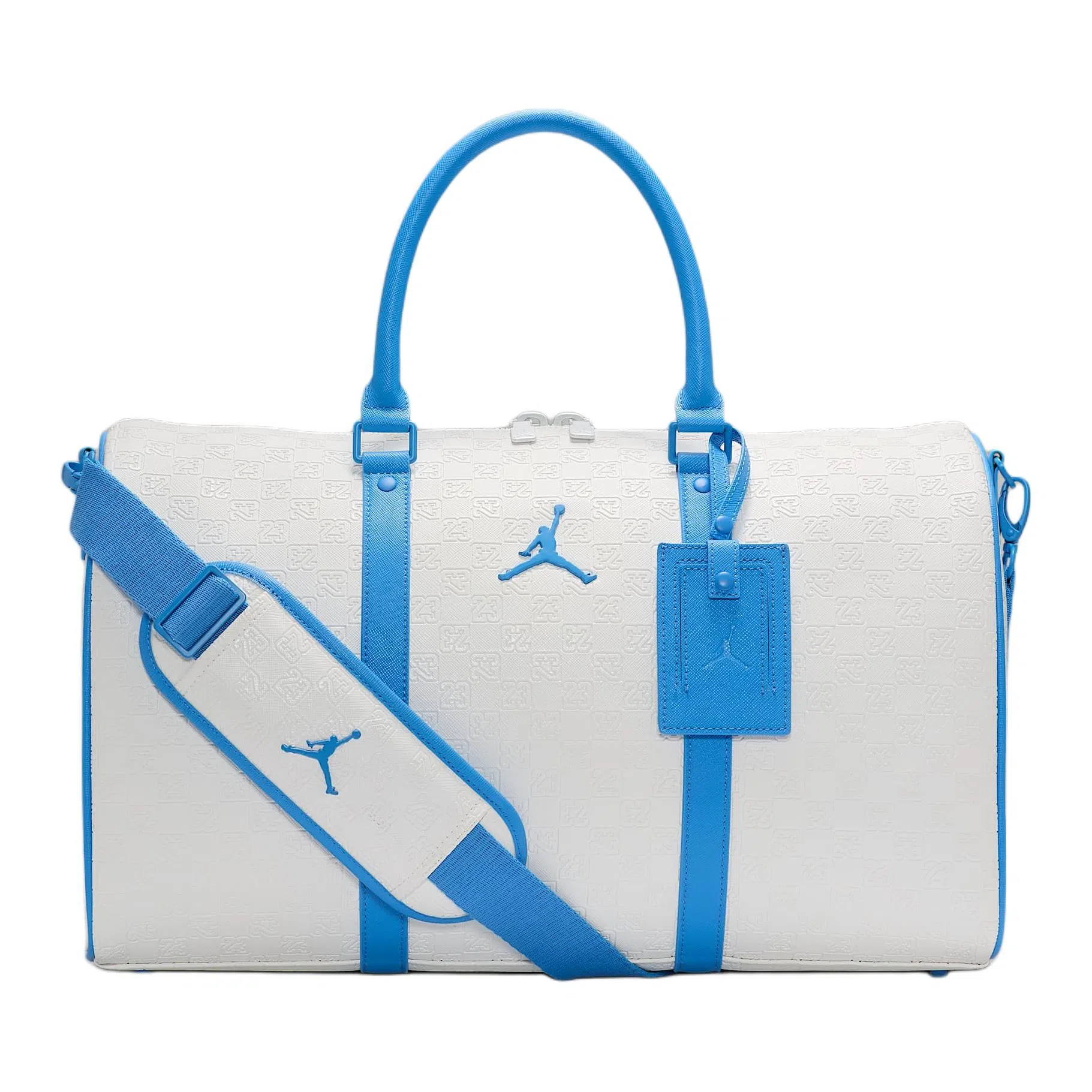 Jordan Monogram Travel Bag White