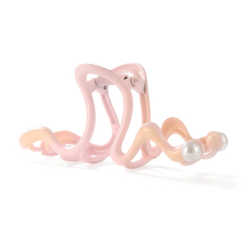 如花梦 渐变粉 多巴胺蝴蝶发抓夹高级感 合金 发夹 女款