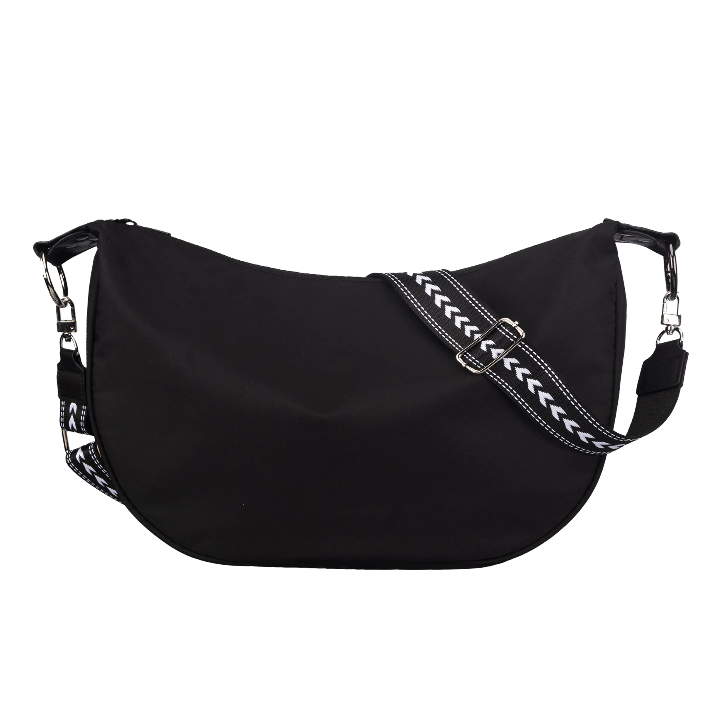 TAKI Nylon Shoulder Bag Black