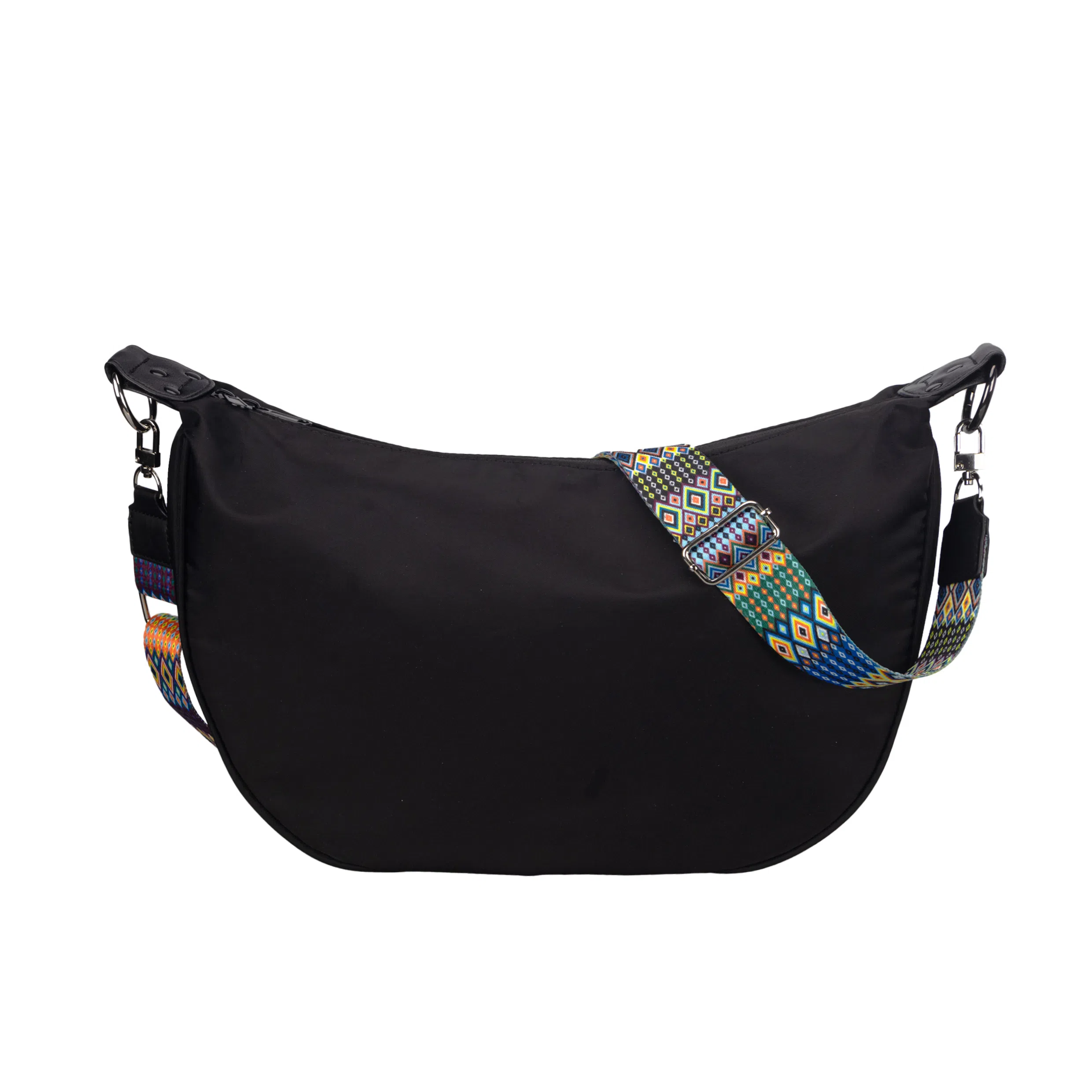 TAKI Nylon Shoulder Bag Black