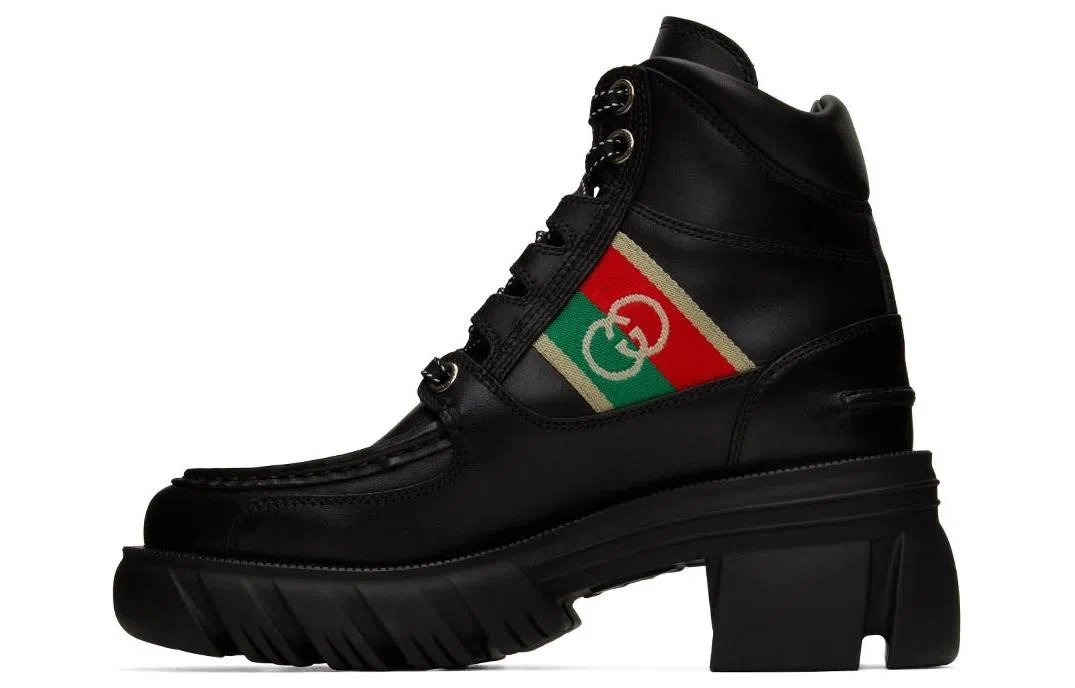 Gucci Double G Ankle Boots Black