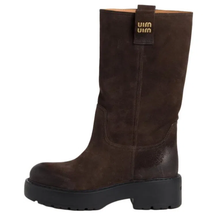 Miu Miu Suede Ankle Boots