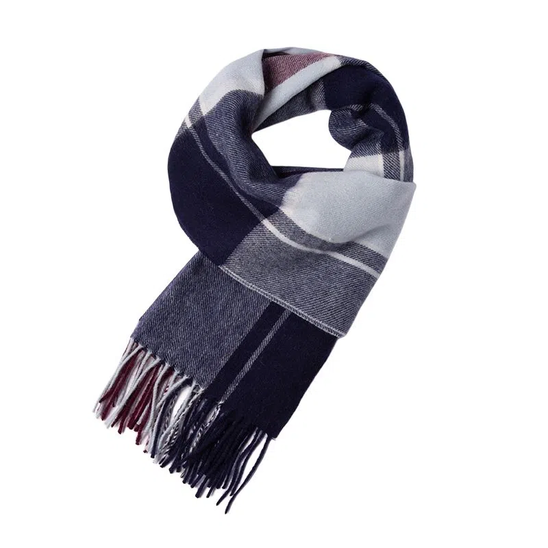 红豆 保暖加厚简约简单英伦格时尚 羊毛 绒线围巾 女款