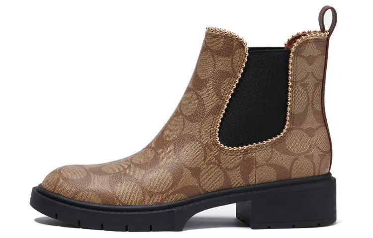 COACH Levy Chelsea Boot Khaki