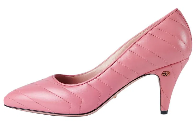 Gucci Quilted Pink Heels