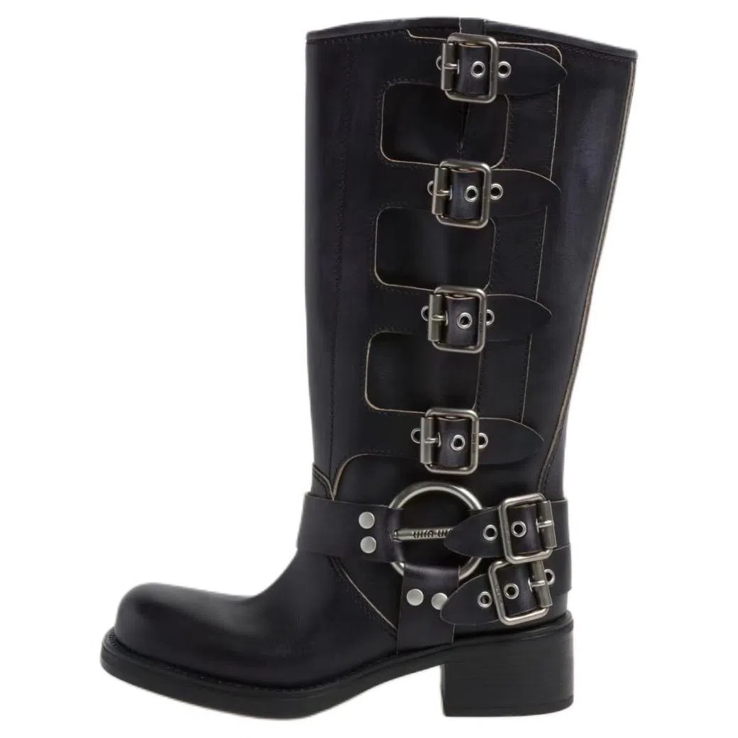 Miu Miu High Boots Black