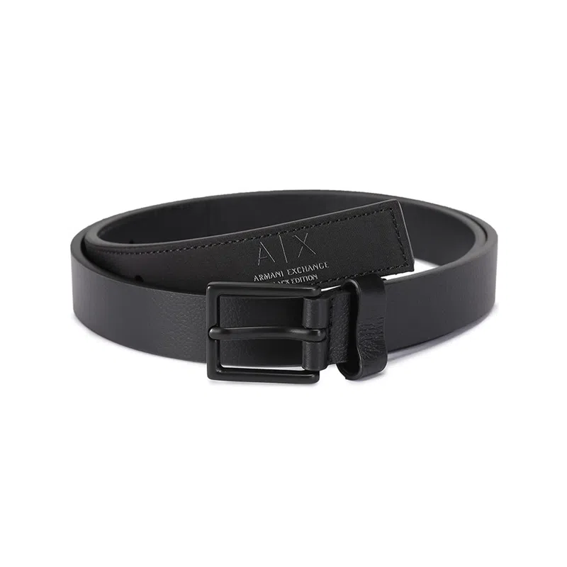 Armani Exchange Belt Black 2.5cm
