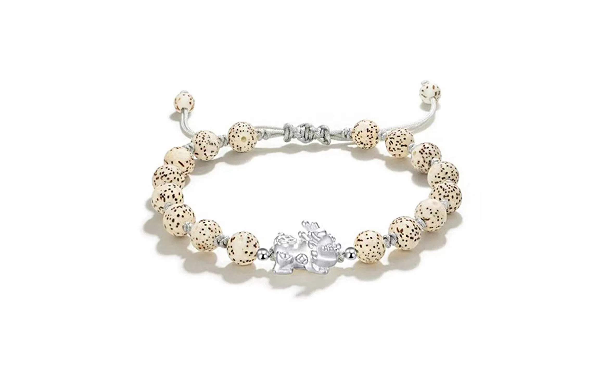 嘉福莱 招财貔貅 本命年招财纳福 简约小众精致百搭 潮流时尚校园通勤 菩提子/菩提籽 手链 男女同款情侣款