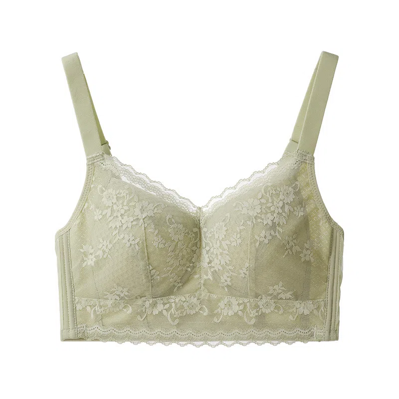 内在密码 薄款大胸显小法式蕾丝罩杯无钢圈聚拢防下垂文胸 女款