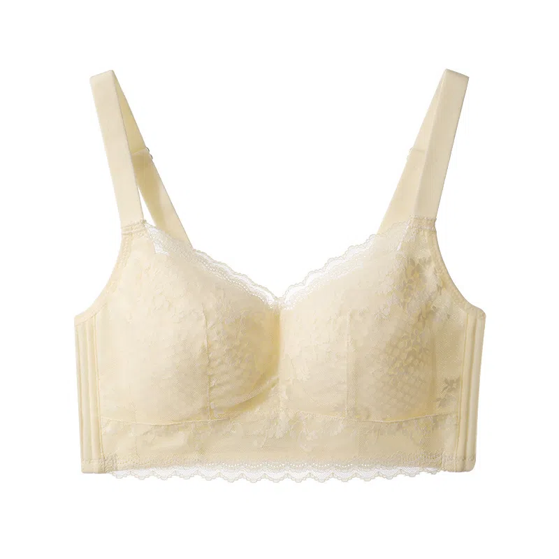 内在密码 薄款大胸显小法式蕾丝罩杯无钢圈聚拢防下垂文胸 女款