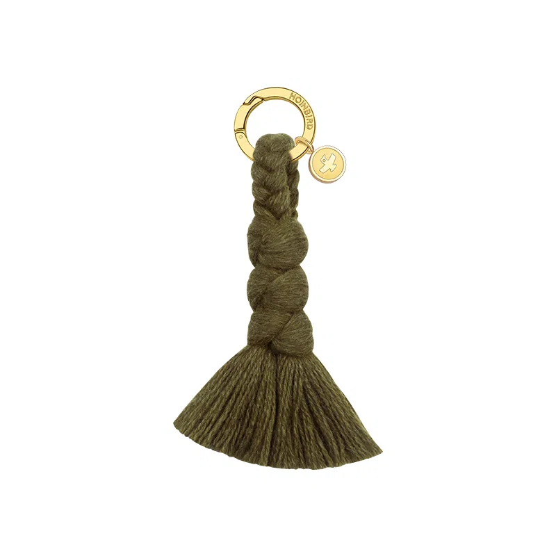 后鸟 无忧小扫帚烦恼都快走包包挂饰配饰品钥匙扣链小众本命年新中式国潮古风高级感简约个性创意趣味好运 绵羊毛 挂件 男女同款情侣款