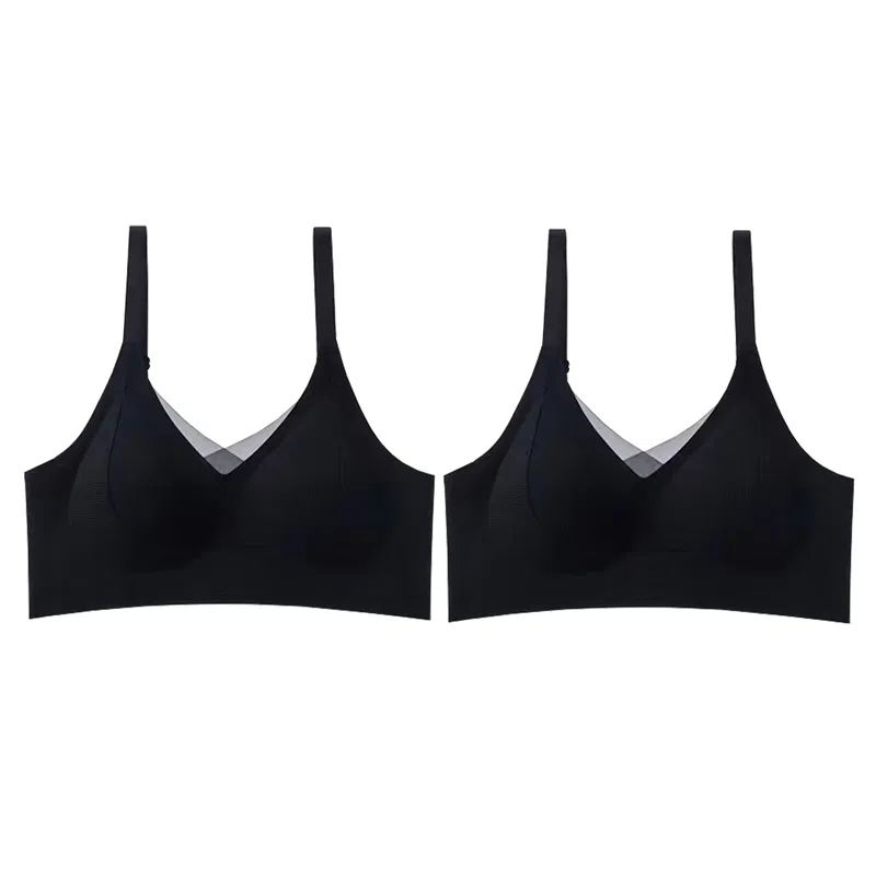 俞兆林 舒适大胸显小无痕收副乳聚拢调整防下垂无钢圈文胸 女款 组合装