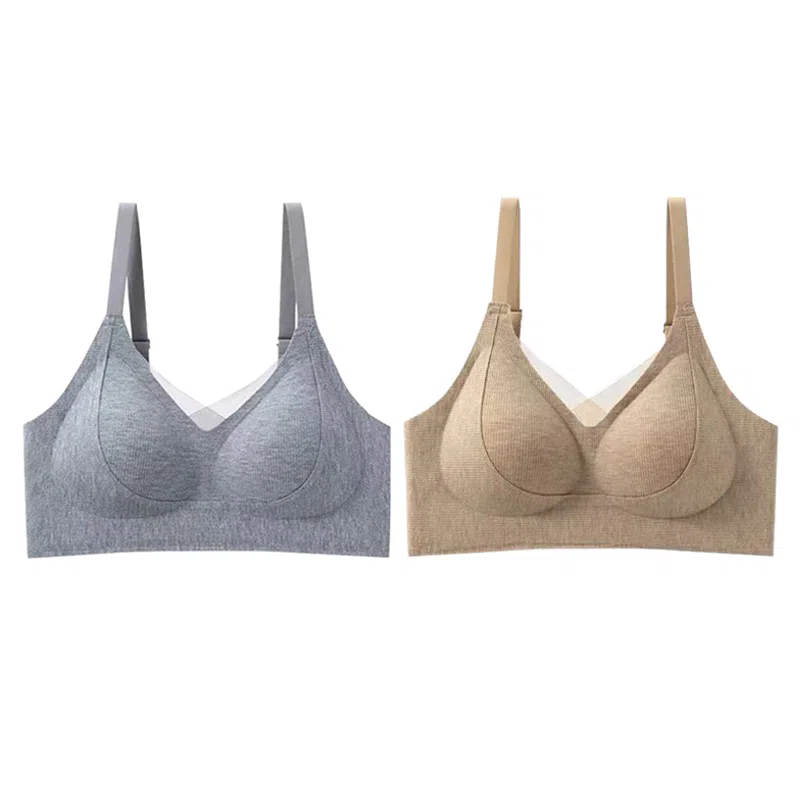 俞兆林 舒适大胸显小无痕收副乳聚拢调整防下垂无钢圈文胸 女款 组合装