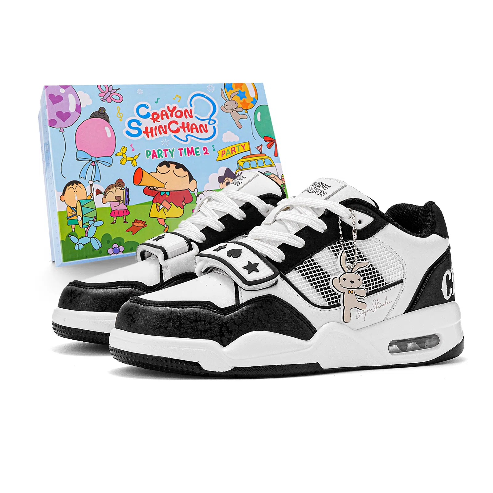 Crayon Shinchan Retro Basketball Shoes Blue