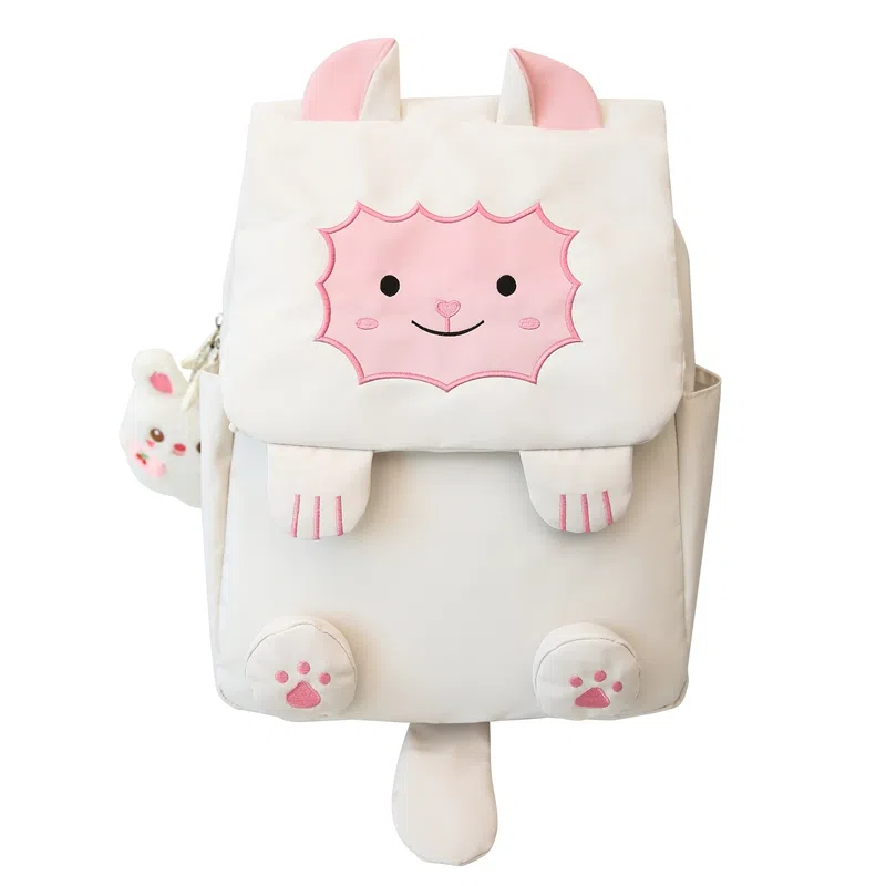 垣途者 日系可爱丑萌小羊书包甜美 尼龙 双肩包 常规 女款 多色