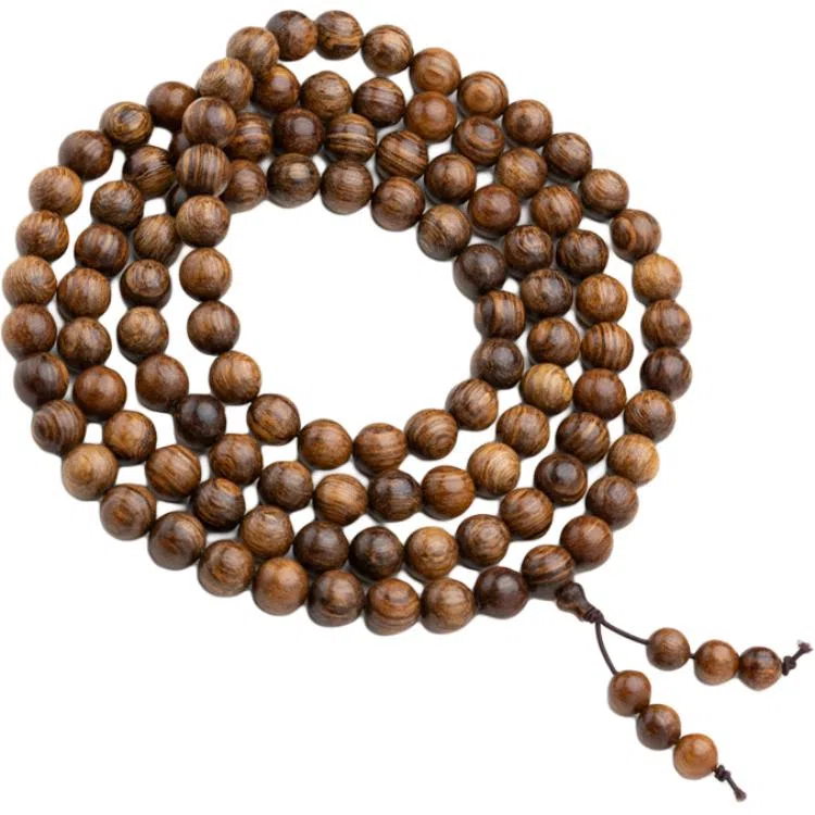 仙源 诸事顺利多圈招财转运叠戴文玩盘玩佛 生日纪念日好运送 礼转运礼盒珠串#好运 贡木 木作手串 男女同款情侣款