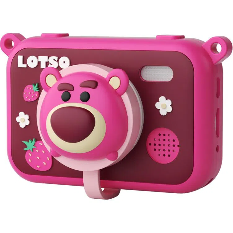 乐乐鱼 迪士尼照相机可拍照录像 草莓熊数码 早教益智玩具