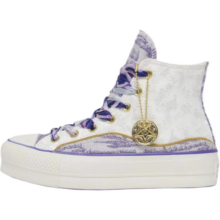 Converse All Star Lift White Purple