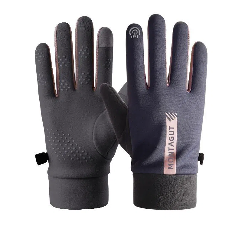 梦特娇 爆款可触屏 涤纶 绒线手套 男女同款情侣款